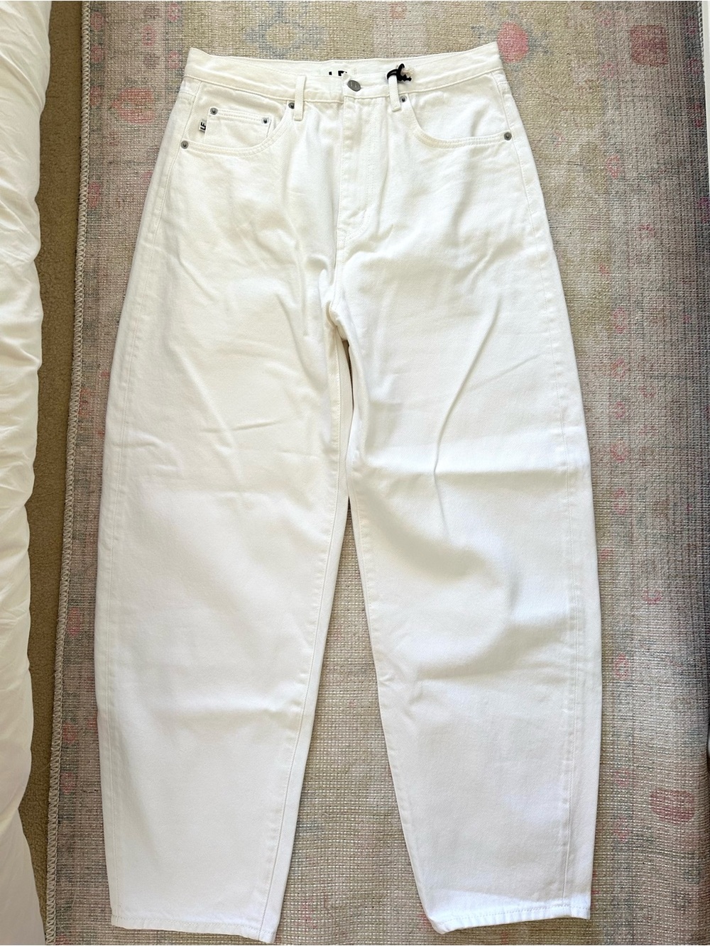 Lovers + Friends - White Balloon leg Jeans